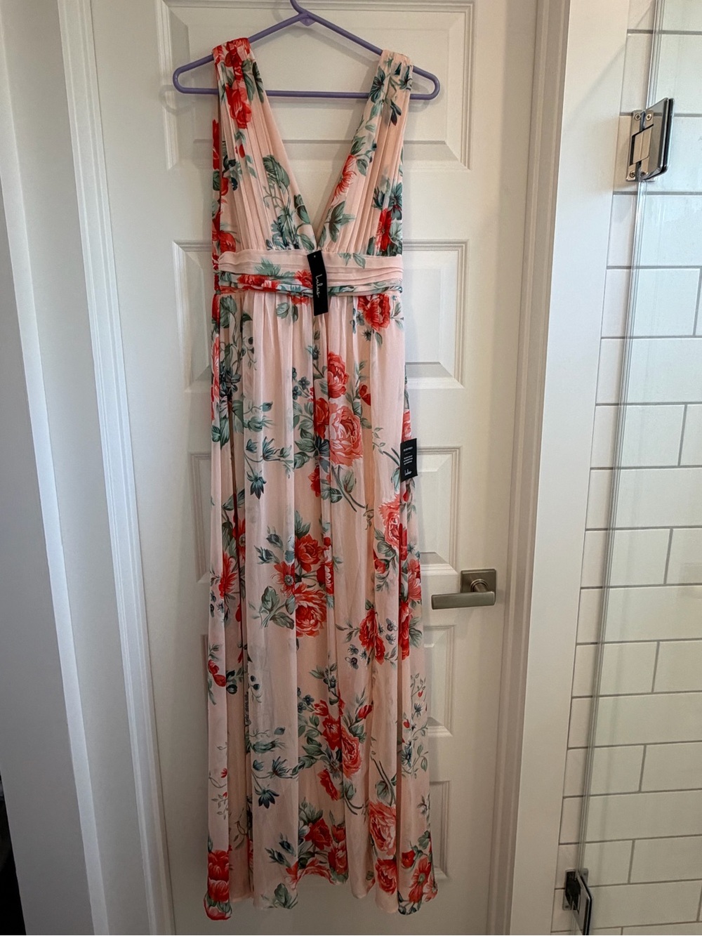 Lulus Sleeveless Floral Maxi Dress